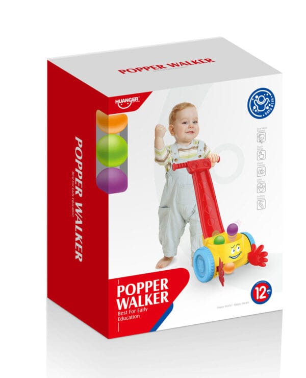 Šetalica sa lopticama i muzikom huanger (12M+)